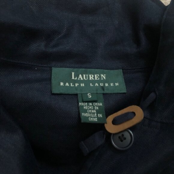 Linen Ralph Lauren Jacket / Shacket, Navy - Size Small - Picture 6 of 8